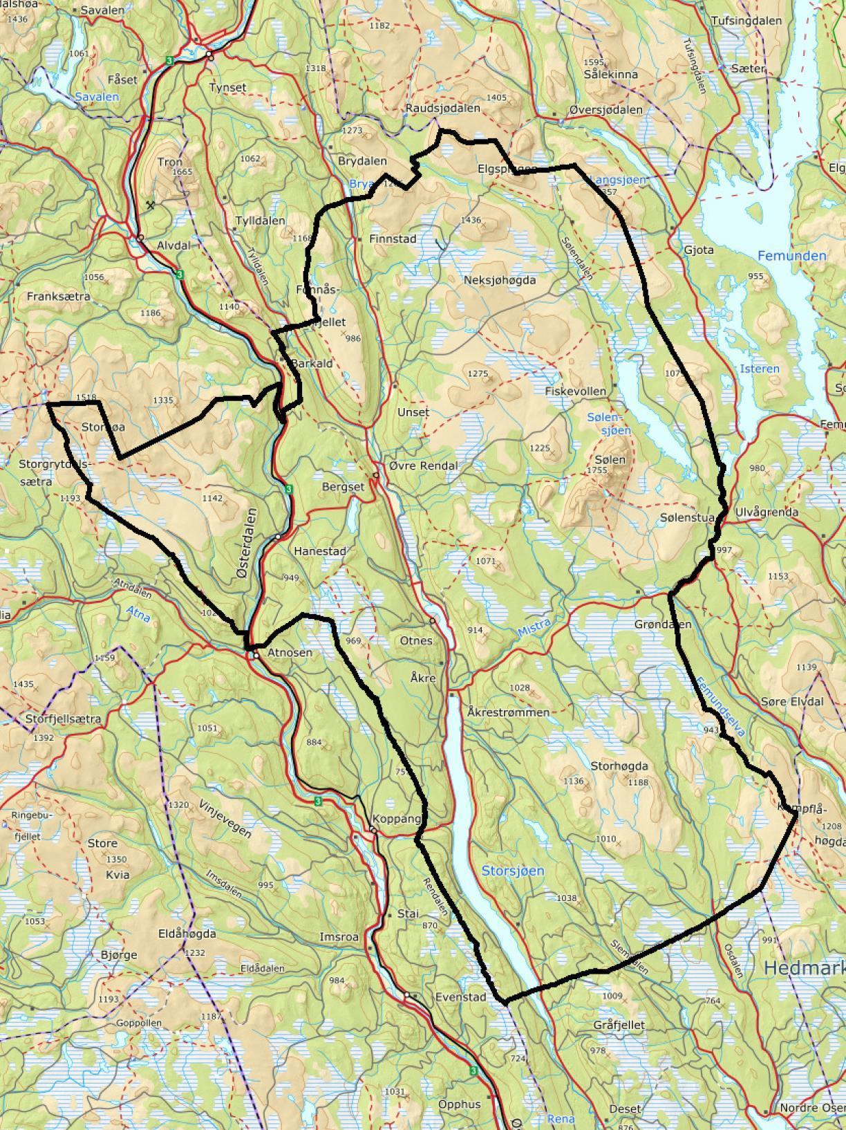 rendalen kart Fakta om vakre Rendalen   Rendalen kommune